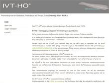 Tablet Screenshot of ivt-hoe.de